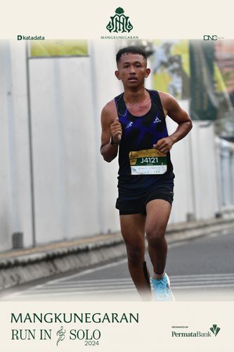 Race photo from Mangkunegaran Run 2024