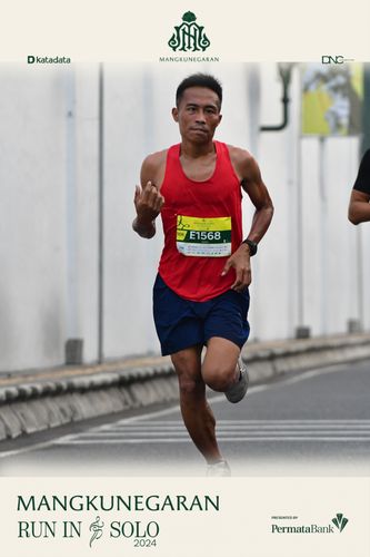 Race photo from Mangkunegaran Run 2024
