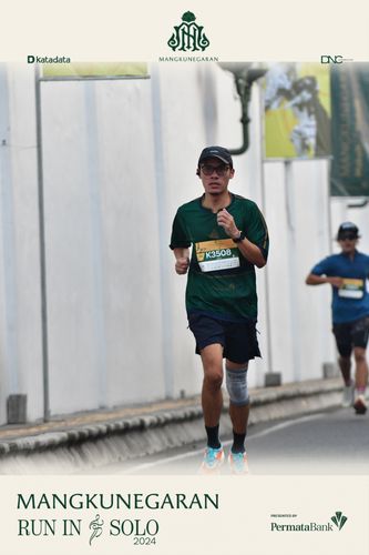 Race photo from Mangkunegaran Run 2024