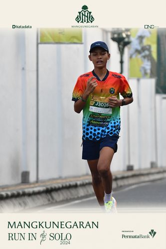 Race photo from Mangkunegaran Run 2024