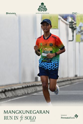 Race photo from Mangkunegaran Run 2024
