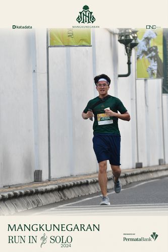 Race photo from Mangkunegaran Run 2024