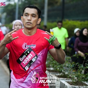 Race photo from SMARTFREN RUN 2026