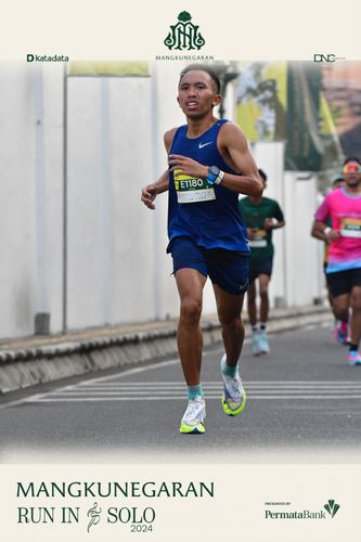 Race photo from Mangkunegaran Run 2024