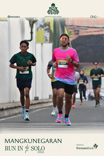 Race photo from Mangkunegaran Run 2024