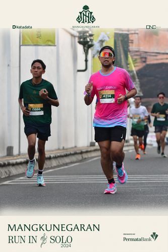 Race photo from Mangkunegaran Run 2024