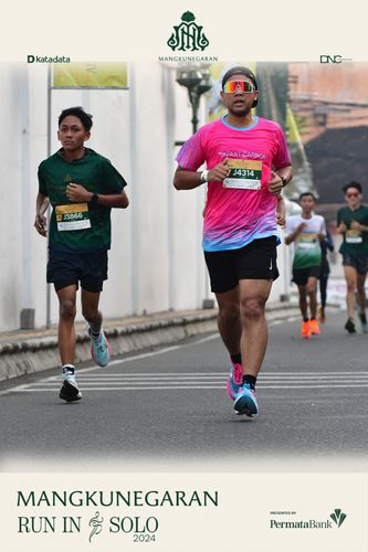 Race photo from Mangkunegaran Run 2024