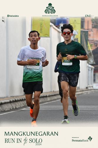 Race photo from Mangkunegaran Run 2024