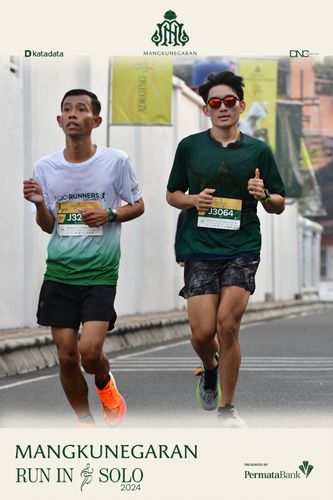Race photo from Mangkunegaran Run 2024