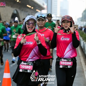 Race photo from SMARTFREN RUN 2026