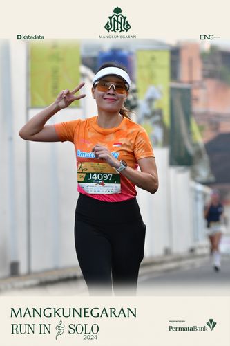 Race photo from Mangkunegaran Run 2024