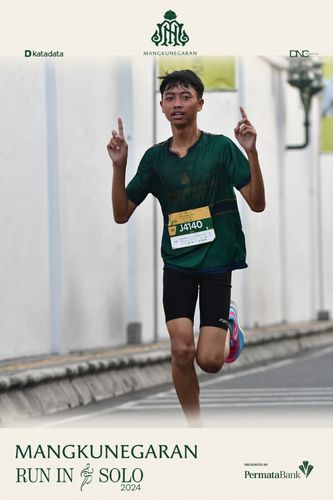 Race photo from Mangkunegaran Run 2024
