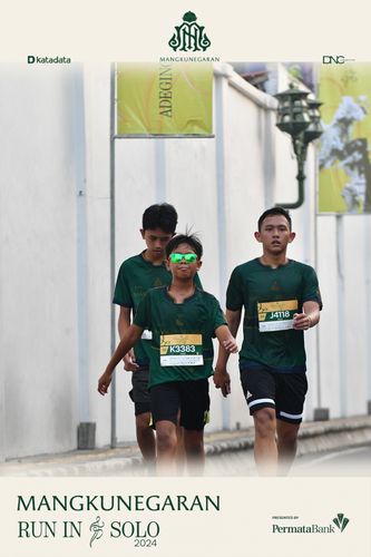 Race photo from Mangkunegaran Run 2024