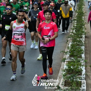 Race photo from SMARTFREN RUN 2026