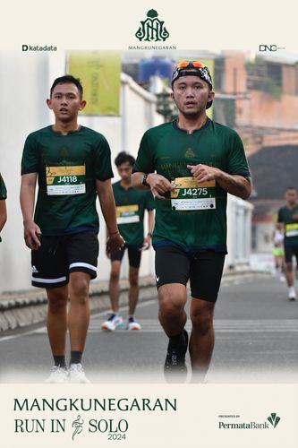 Race photo from Mangkunegaran Run 2024