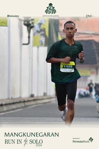 Race photo from Mangkunegaran Run 2024