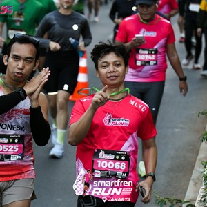 Race photo from SMARTFREN RUN 2026