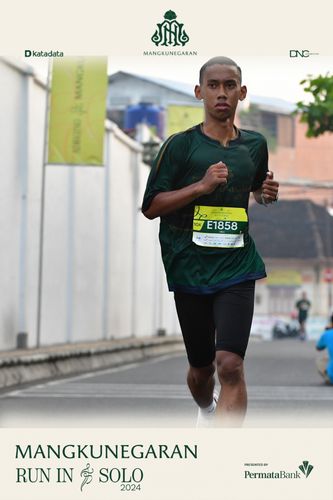 Race photo from Mangkunegaran Run 2024