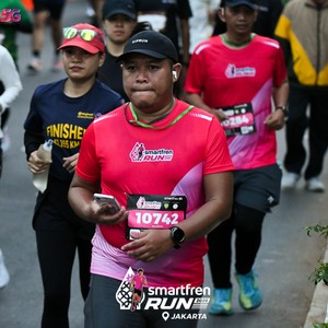 Race photo from SMARTFREN RUN 2026
