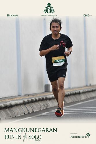 Race photo from Mangkunegaran Run 2024