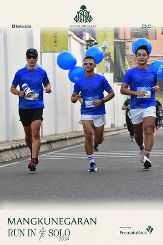 Race photo from Mangkunegaran Run 2024