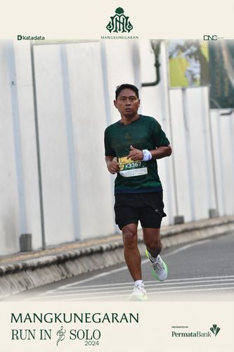 Race photo from Mangkunegaran Run 2024