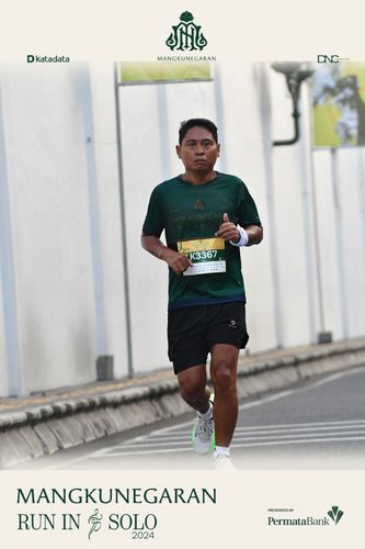 Race photo from Mangkunegaran Run 2024