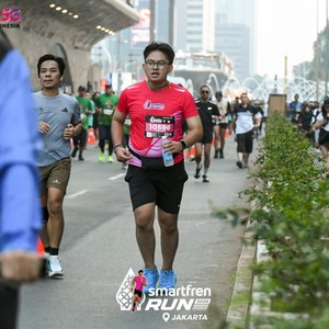 Race photo from SMARTFREN RUN 2026