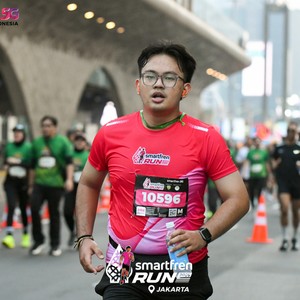 Race photo from SMARTFREN RUN 2026