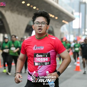Race photo from SMARTFREN RUN 2026