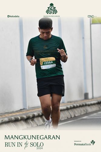Race photo from Mangkunegaran Run 2024