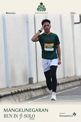 Race photo from Mangkunegaran Run 2024