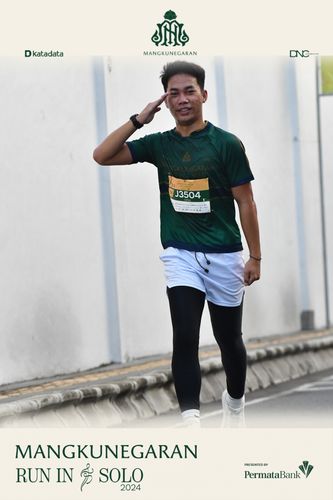 Race photo from Mangkunegaran Run 2024