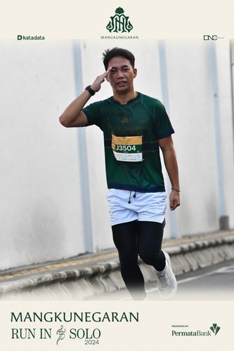 Race photo from Mangkunegaran Run 2024