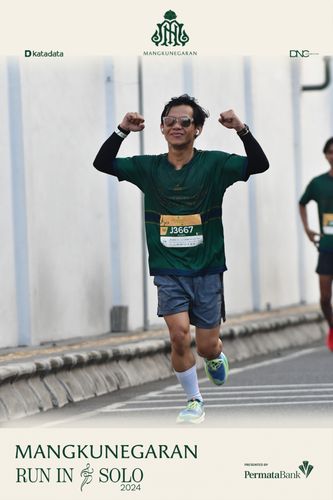 Race photo from Mangkunegaran Run 2024