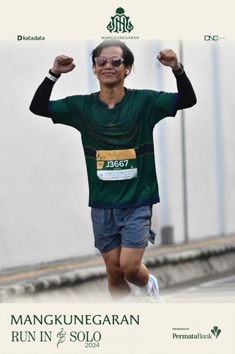Race photo from Mangkunegaran Run 2024