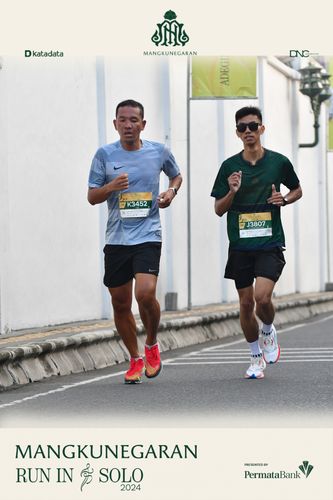 Race photo from Mangkunegaran Run 2024