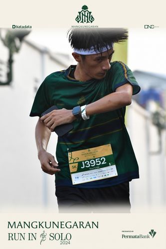 Race photo from Mangkunegaran Run 2024