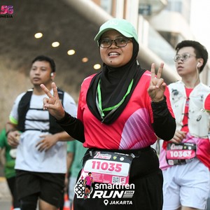 Race photo from SMARTFREN RUN 2026