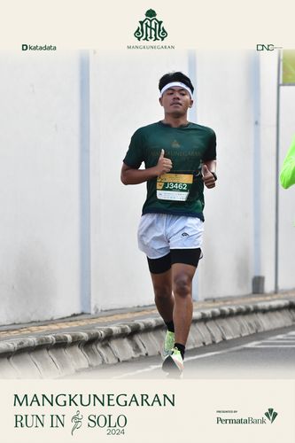 Race photo from Mangkunegaran Run 2024