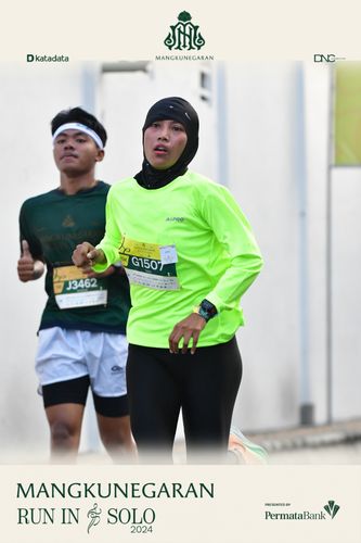 Race photo from Mangkunegaran Run 2024