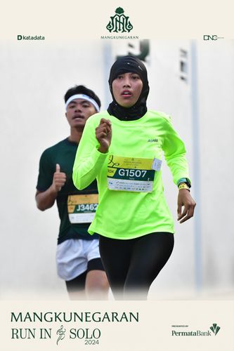 Race photo from Mangkunegaran Run 2024