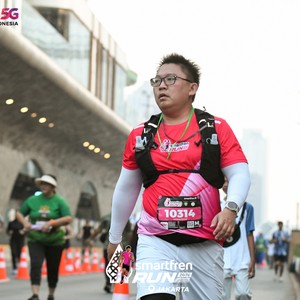 Race photo from SMARTFREN RUN 2026