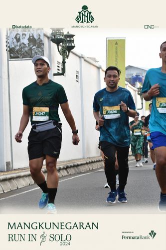 Race photo from Mangkunegaran Run 2024