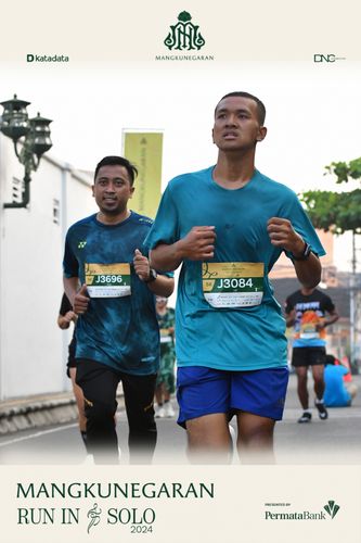 Race photo from Mangkunegaran Run 2024