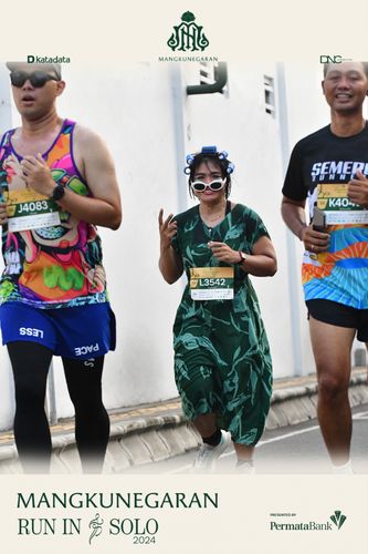 Race photo from Mangkunegaran Run 2024