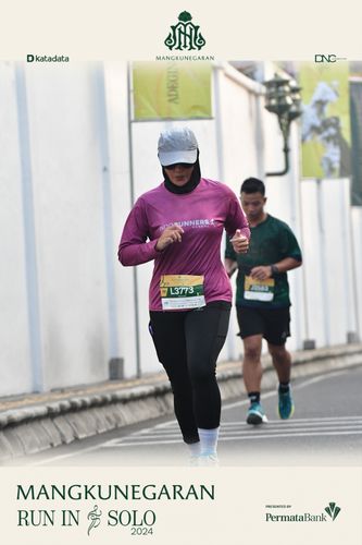 Race photo from Mangkunegaran Run 2024