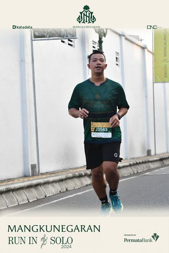 Race photo from Mangkunegaran Run 2024