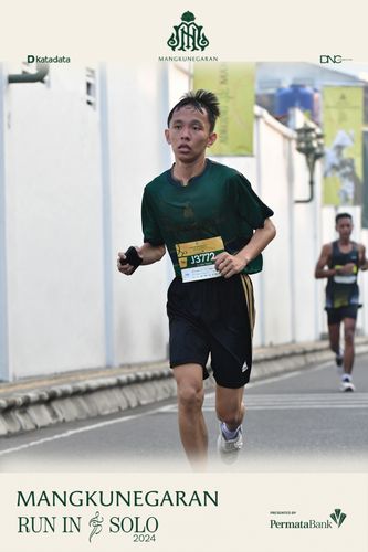 Race photo from Mangkunegaran Run 2024
