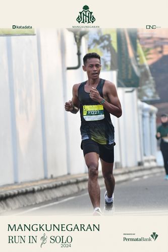 Race photo from Mangkunegaran Run 2024